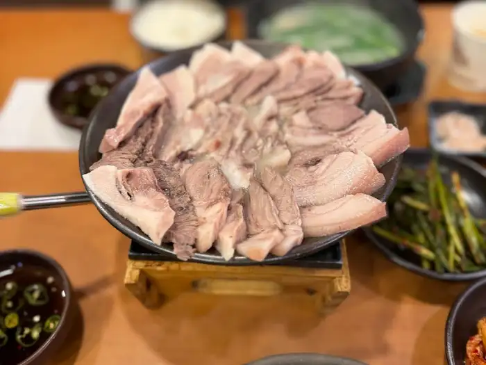 수육 클로즈업 사진 1