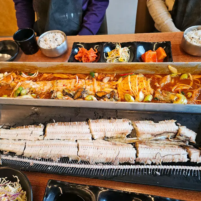 제주도 해녀세자매 협재본점 통갈치조림 양념