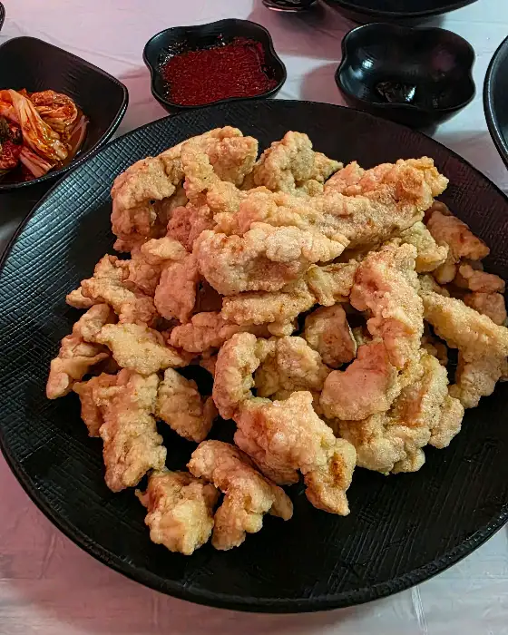 양이 푸짐한 탕수육