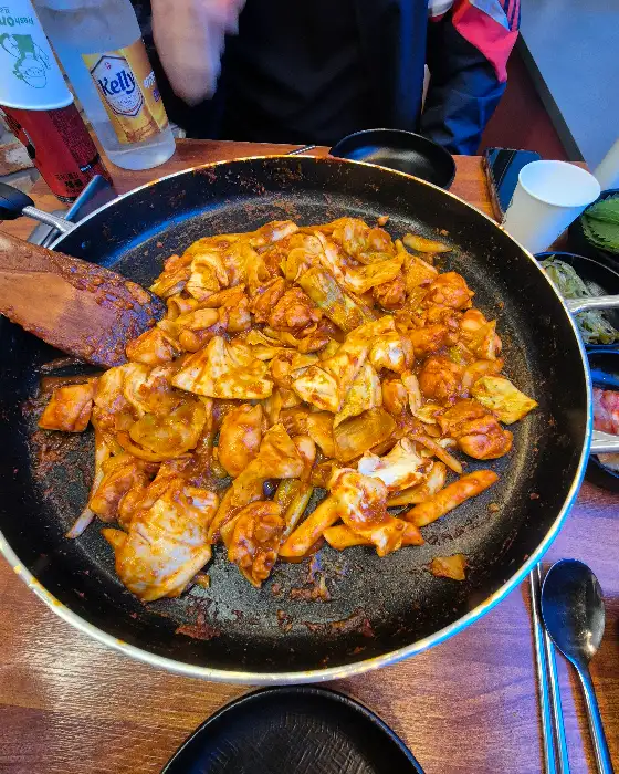 푸짐한 닭갈비 한 상