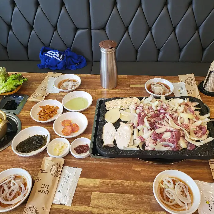 경북도청 맛집 참맛오리 오리주물럭 재료