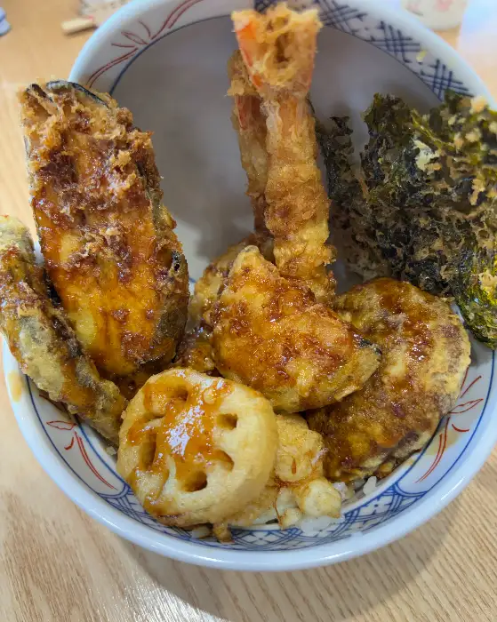 푸짐한 에비텐동
