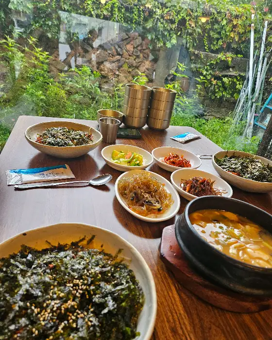 정갈한 나물 반찬