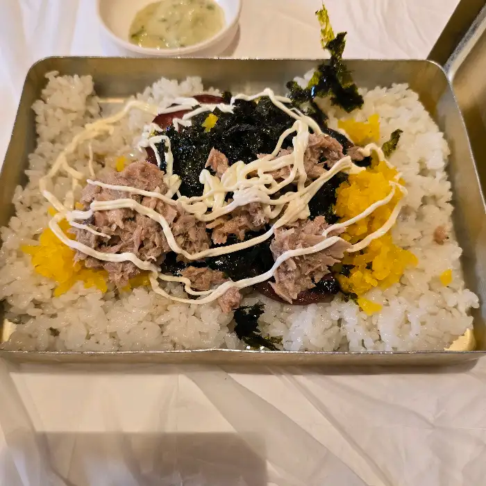 옛날도시락 토핑