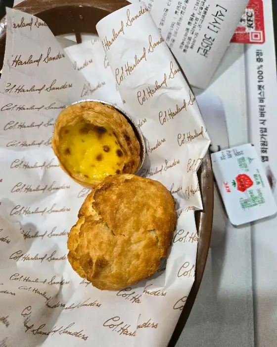 KFC 징거 더블다운 통다리 버거