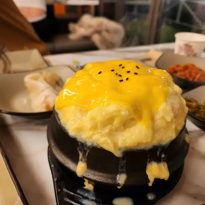명란곤드레솥밥