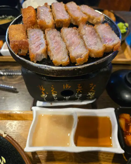 개인 화로에 익히는 규카츠