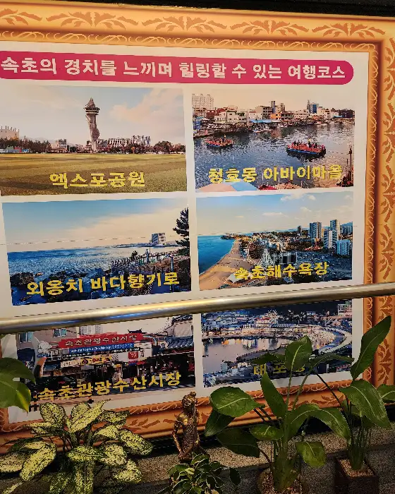 속초 여행 코스 안내 포스터