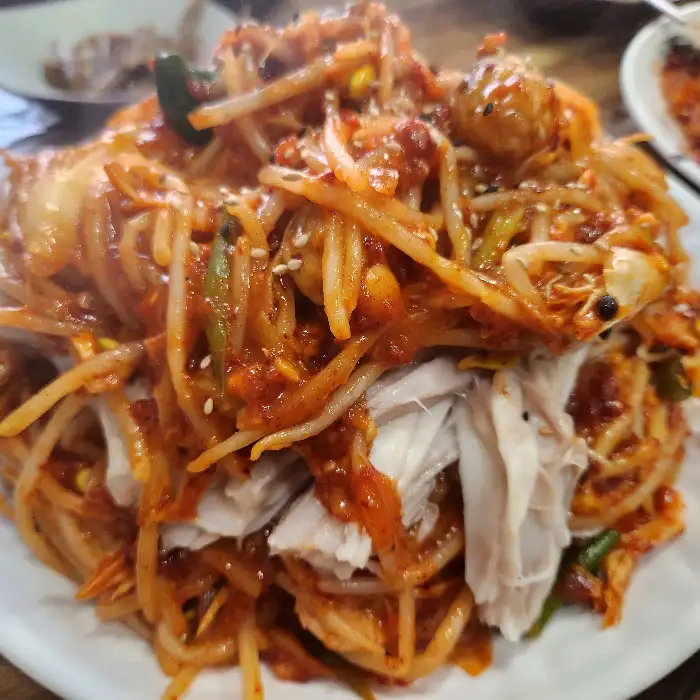 가오리찜과 밥