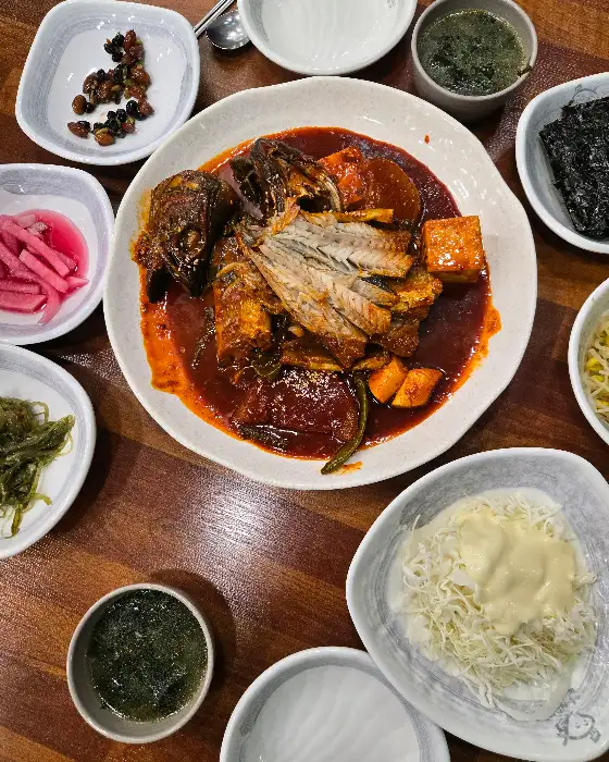 바삭한 해물파전의 모습