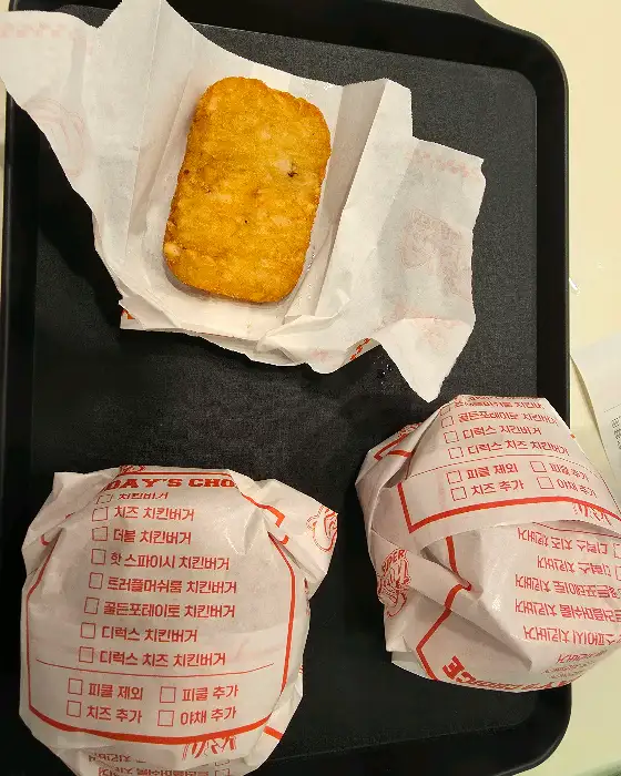 바삭한 치킨 조각