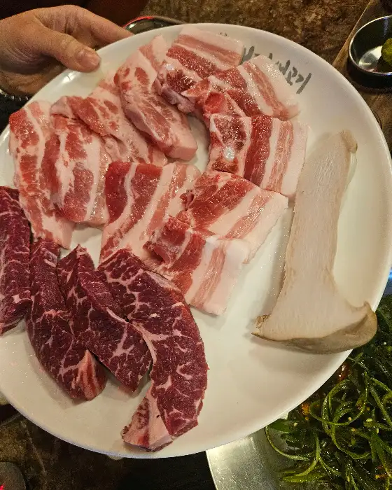 삼겹살과 소갈비살