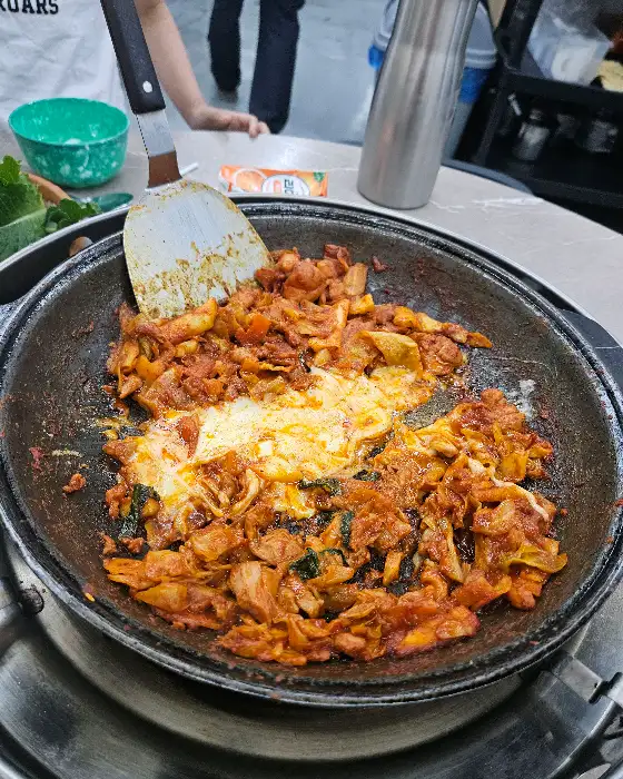 치즈와 닭갈비