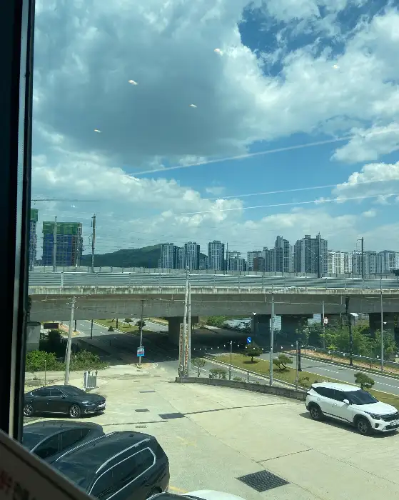 김천 무학산오리하우스 식당 뷰