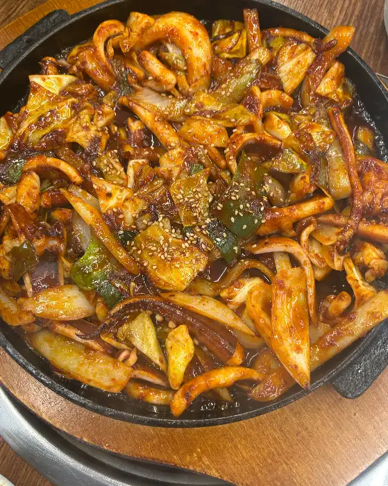 오징어볶음 근접샷
