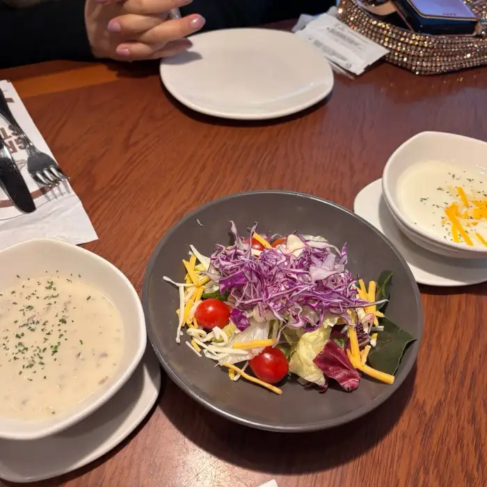 아웃백 런치 메뉴, 샐러드와 스프