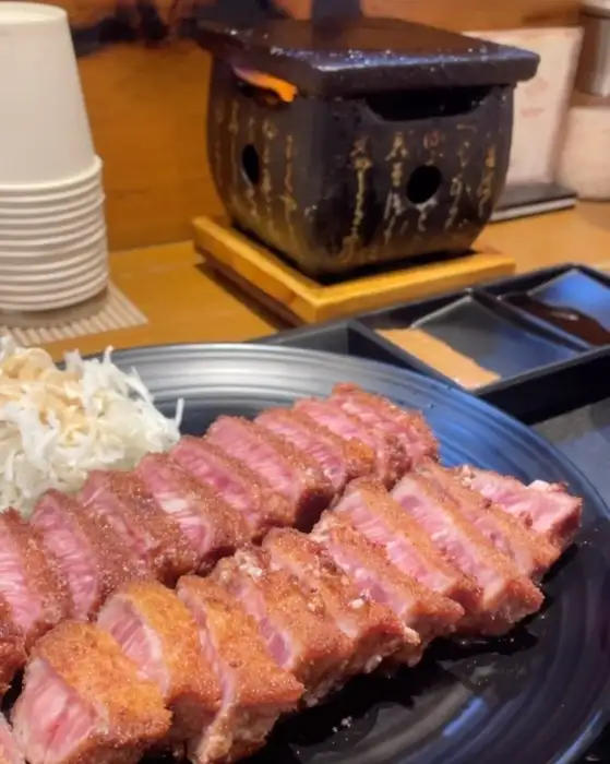 직접 구워먹는 규카츠