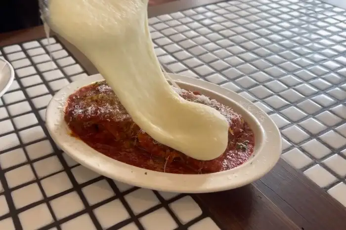 라자냐 단면