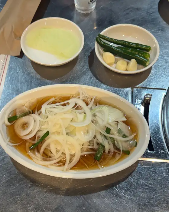 푸짐한 비주얼의 된장소면