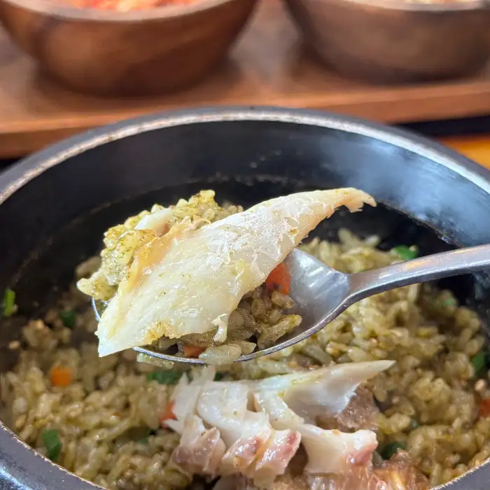 갈치조림 속 갈치살
