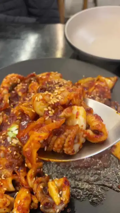 탱글탱글한 쭈꾸미의 먹음직스러운 모습