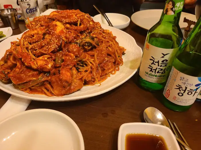 아구찜과 소주