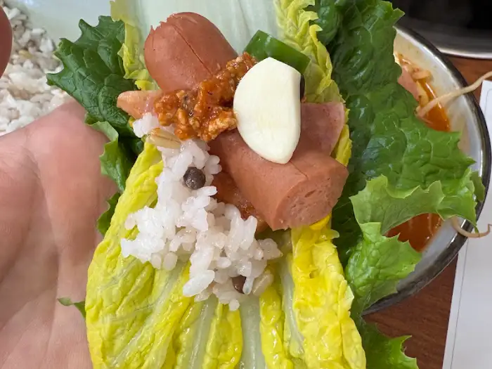 직접 싸먹는 쌈