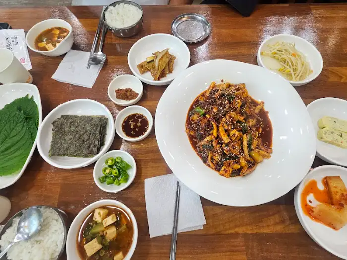 참한식당 전체 상차림