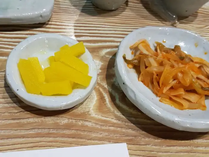 단무지와 양파절임