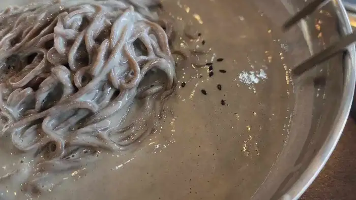 서리태 콩국수 클로즈업