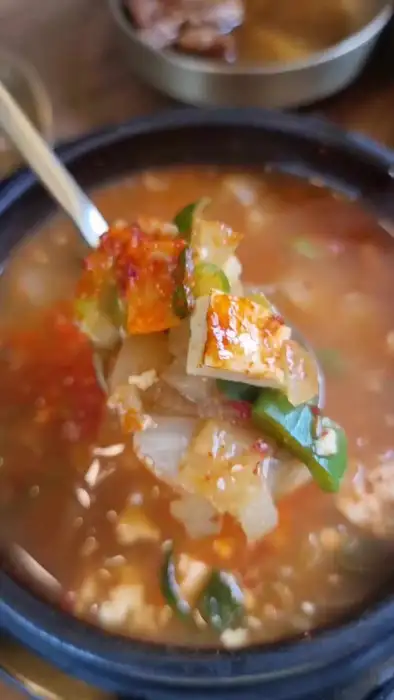 정갈한 된장찌개