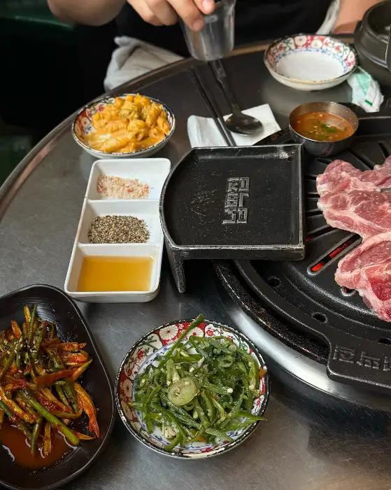 넙딱집 메뉴 구성