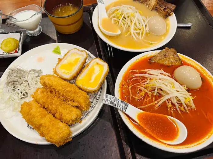 돈카츠와 라멘 세트