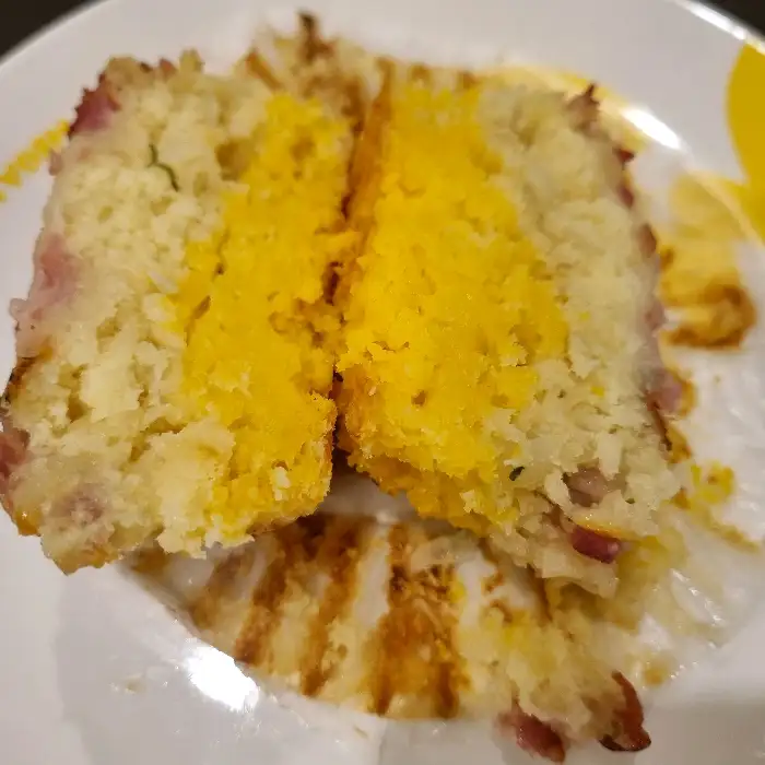 잘라진 빵의 단면