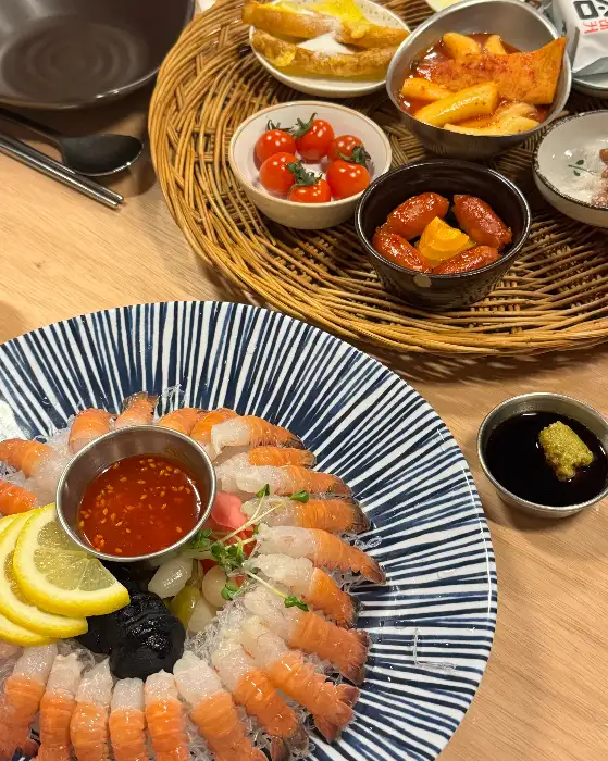 신선한 해산물 요리