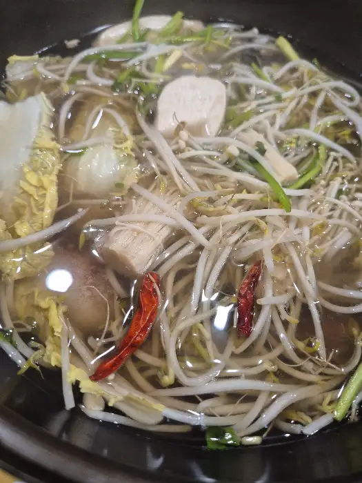 주꾸미 철판볶음 국물