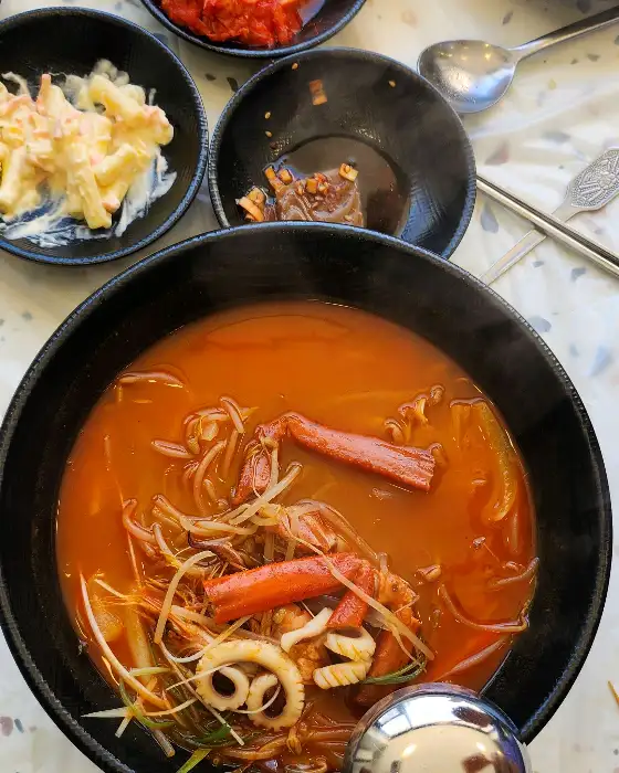 홍게라면 클로즈업