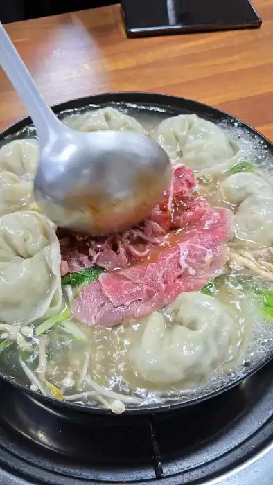 전골 속 소고기