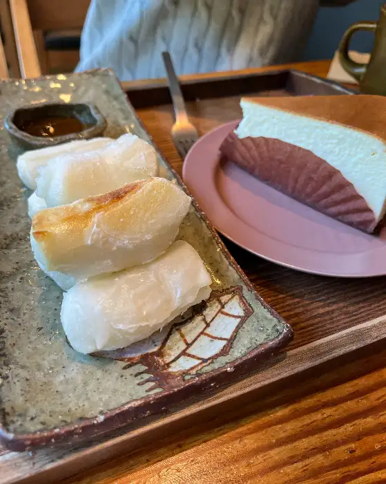 치즈 케이크와 떡