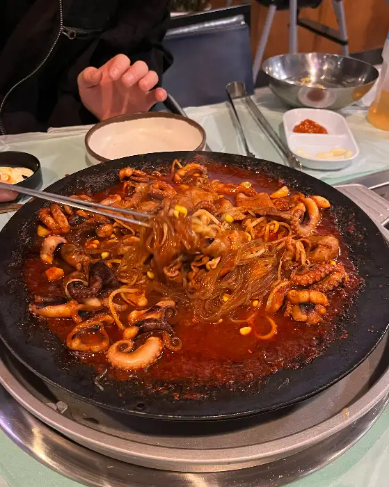 쭈꾸미 철판 요리