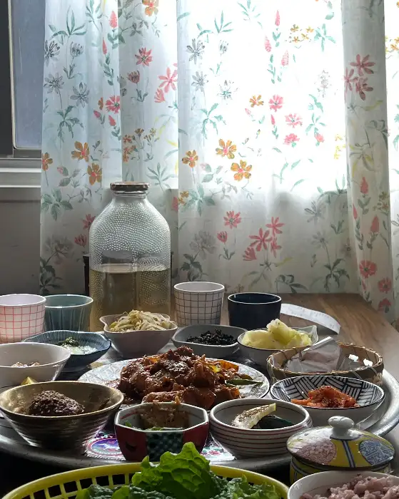 단소 제주 애월본점 내부 식사 모습