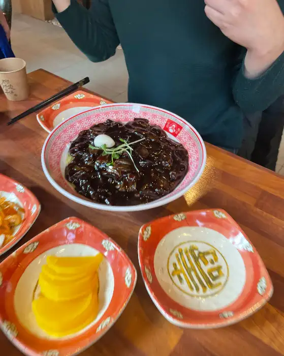 보배반점 테이블 세팅