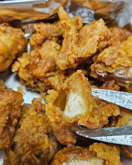 흑마늘 닭강정 클로즈업