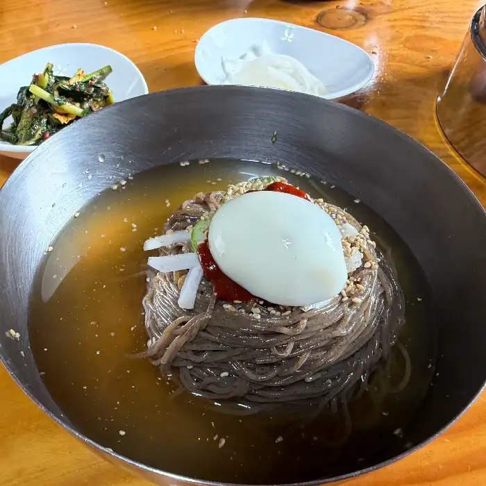 시원해 보이는 물막국수
