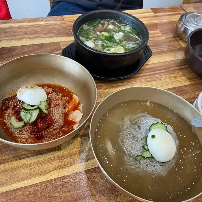 다양한 한식 메뉴