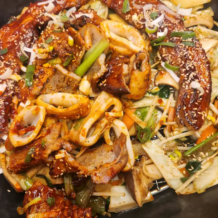 깔끔한 된장찌개와 밥