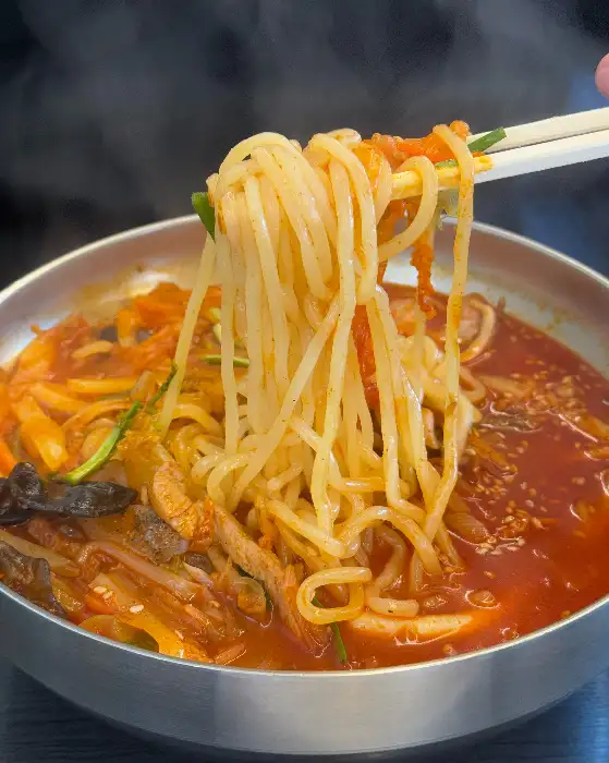 짬뽕 면발
