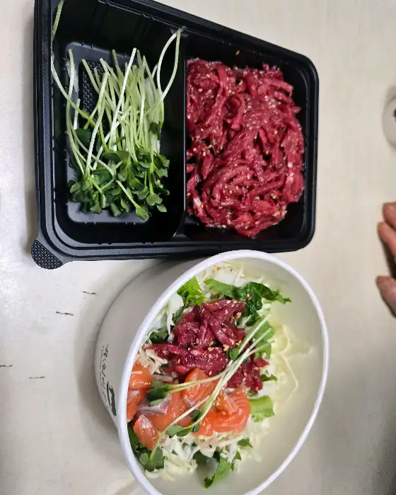 육회 클로즈업