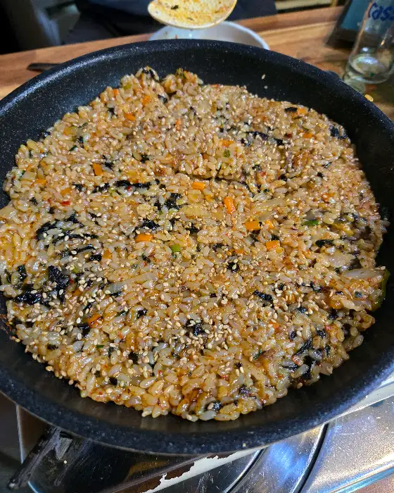 곱창전골 후 볶음밥