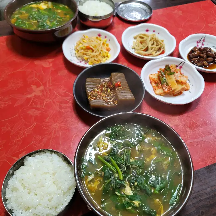 밑반찬과 밥